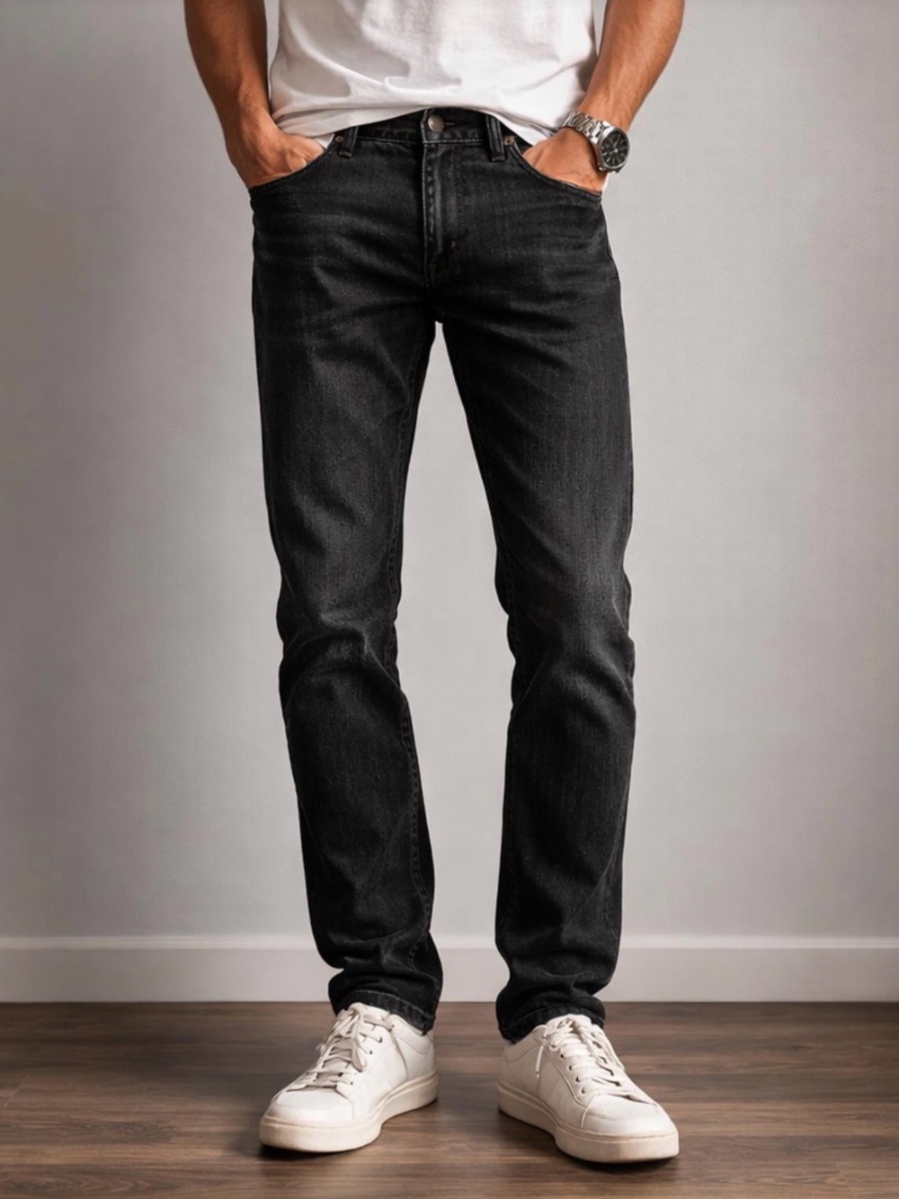 Ted Baker Black Slim Fit Jeans Men’s 30x30 Dark Wash Denim